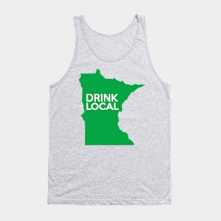 Minnesota Drink Local MN Green Tank Top